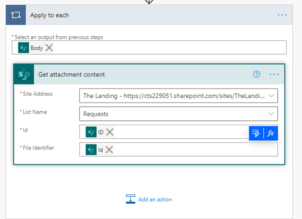 Power Automate Sending Attachments