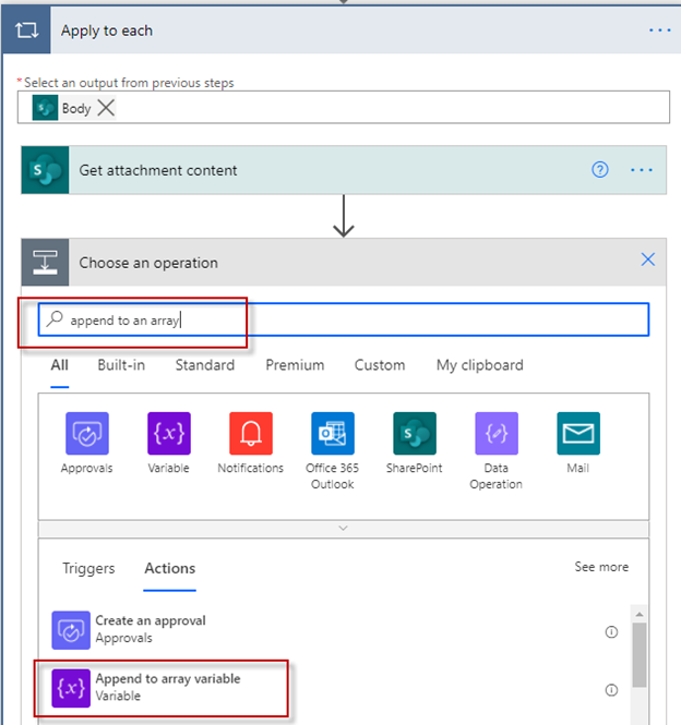 Power Automate Sending Attachments