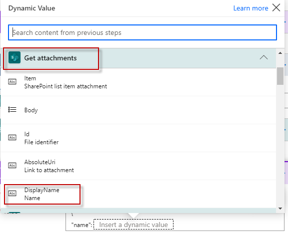 Power Automate Sending Attachments
