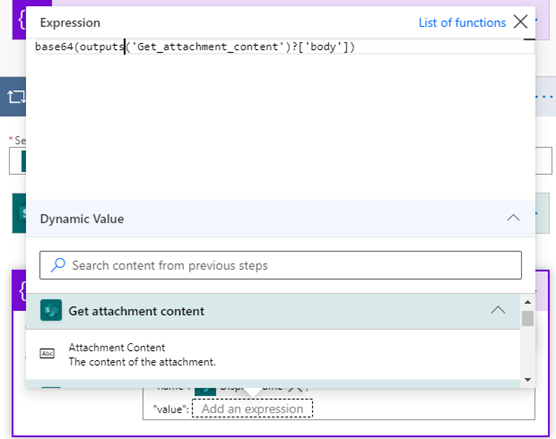 Power Automate Sending Attachments