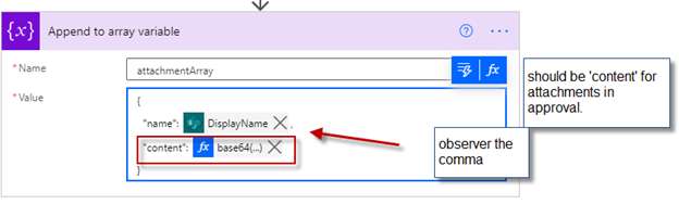 Power Automate Sending Attachments