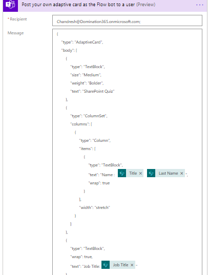 Power Automate With MS Forms, SharePoint And Teams