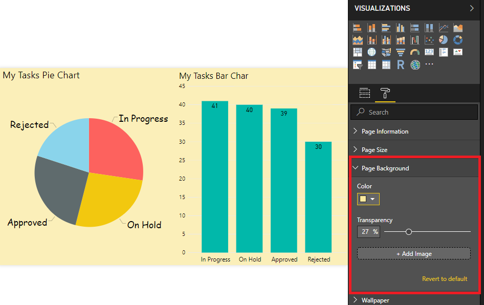 Power BI Axis, Data Labels And Page Level Formatting