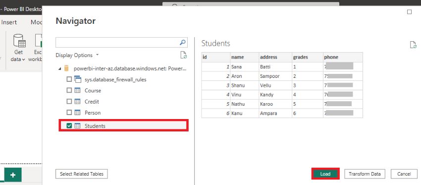 Power BI integration with Azure