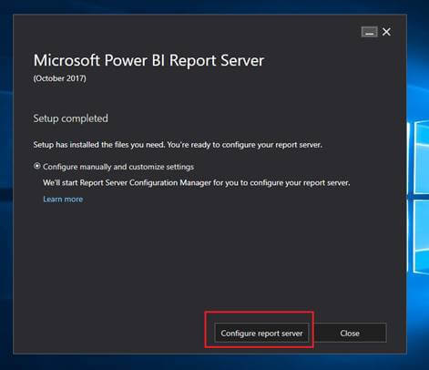 Power BI On-Premises Server Installation And Configuration