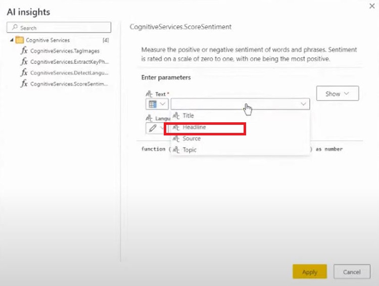 Power BI Tutorial: Sentiment Analysis