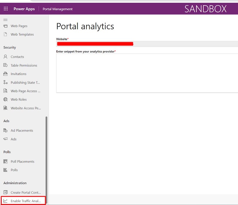 Power Pages - Avoid Duplicate 'Tracking Code' in Portal Analytics