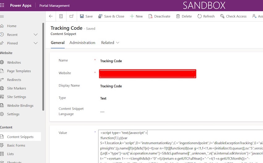 Power Pages - Avoid Duplicate 'Tracking Code' in Portal Analytics