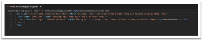 Insert the Liquid Code
