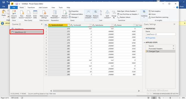Power Query in Power BI