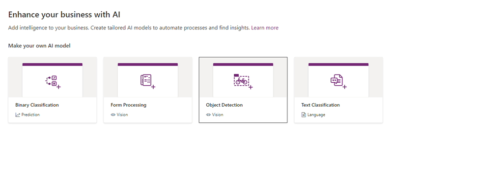 PowerApps AI - Object Detection