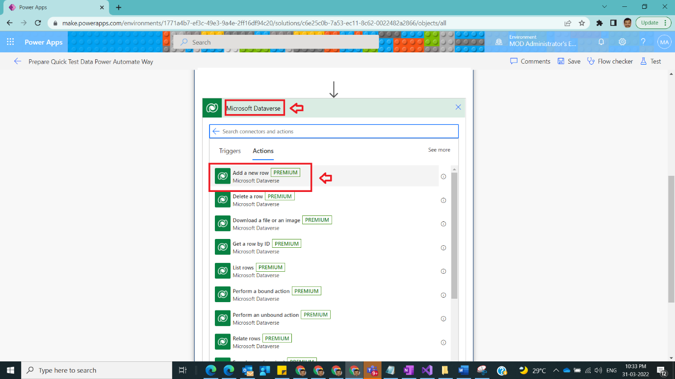 Prepare Quick Test Data Using Power Automate Figure 6