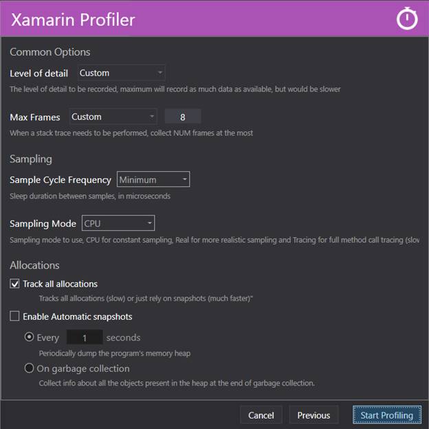 Prevent Memory Leak And Profiling In Xamarin Applications