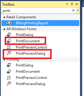 Print Dialog Класс