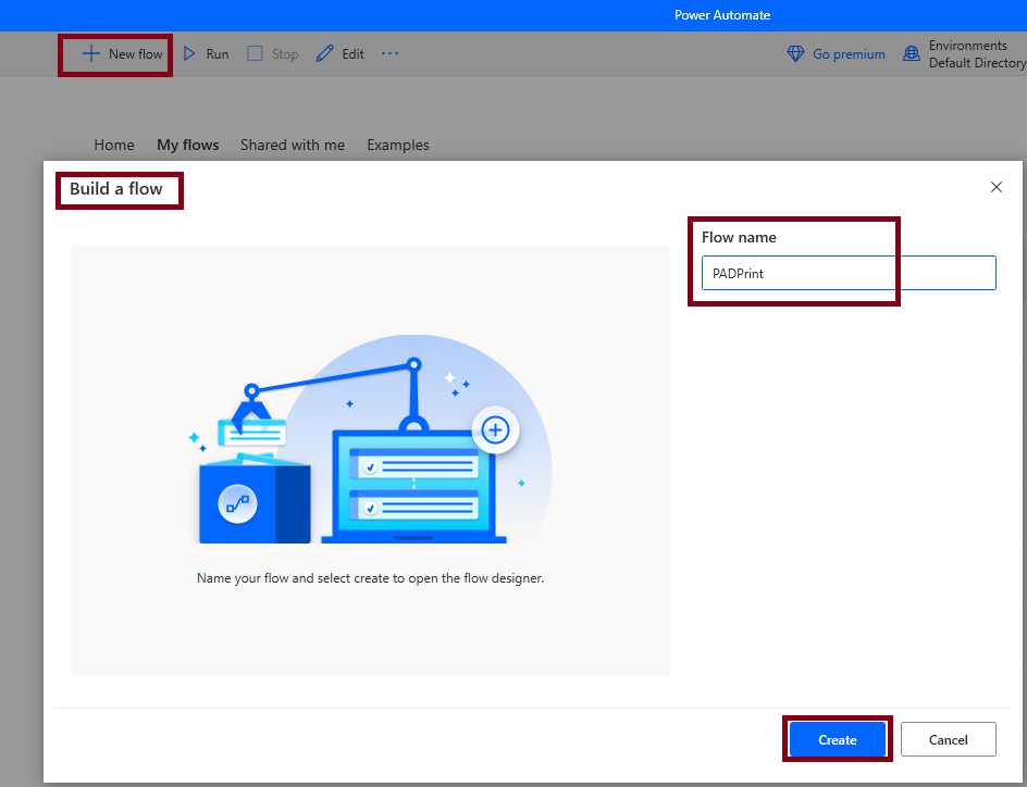 Printing Documents with Desktop Flow in Microsoft Power Automate