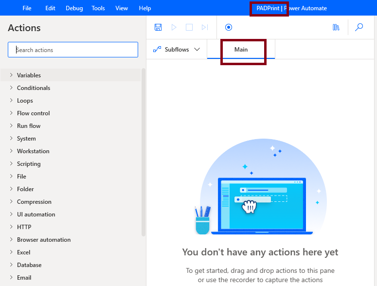 Printing Documents with Desktop Flow in Microsoft Power Automate