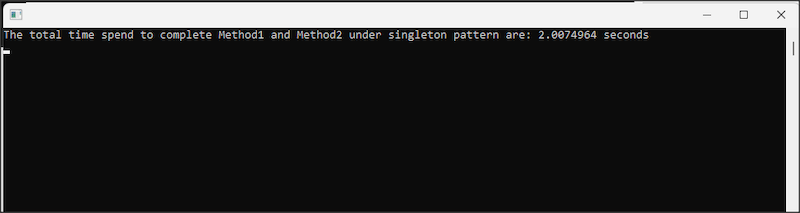 Singleton Design Pattern