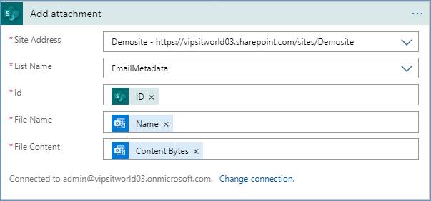 Process Incoming Emails in SharePoint Online using Azure Logic Apps