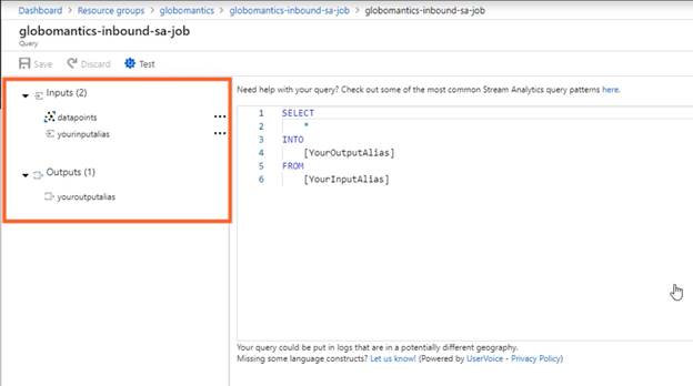 Processing Data With Azure Stream Analytics