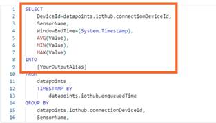 Processing Data With Azure Stream Analytics