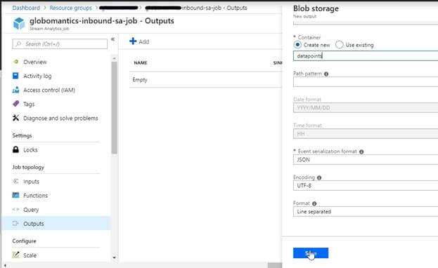 Processing Data With Azure Stream Analytics
