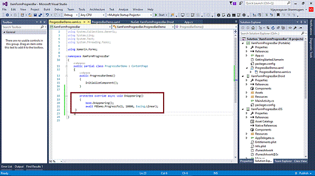 Visual studio