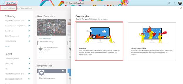 Project Management Application Using PowerApps And SharePoint Online
