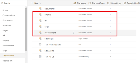 Promoted Links Web Part In SharePoint Online Modern Page