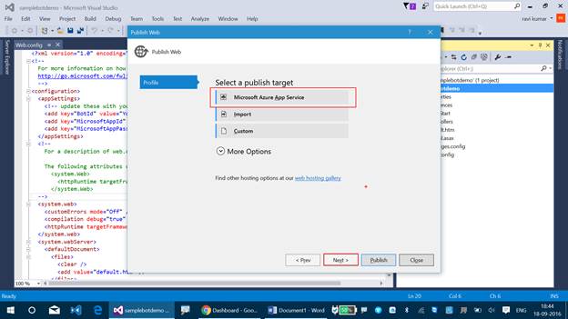 Samplebotdemo Publish