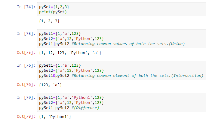 Python Datatypes