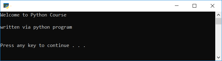 Python - File Management