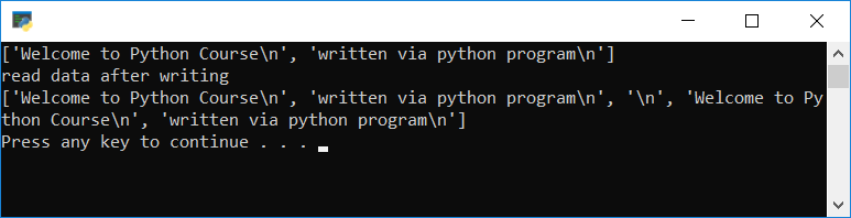Python - File Management