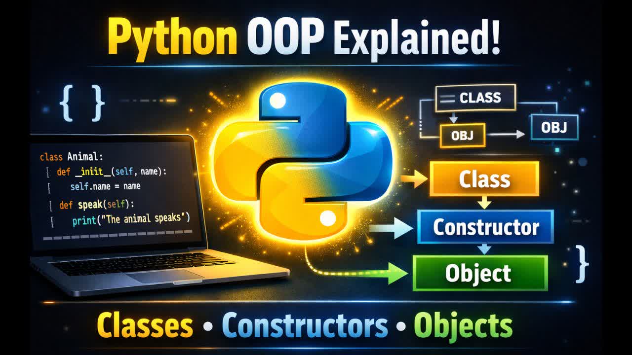 Python OOP Explained: Classes, Constructors & Objects