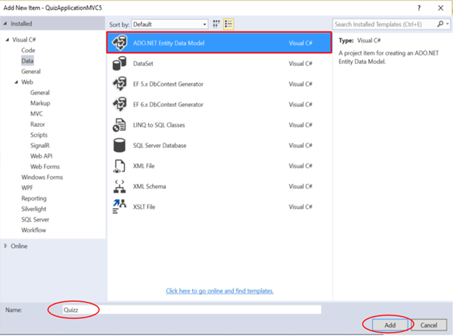 ADO.NET Entity Data Model
