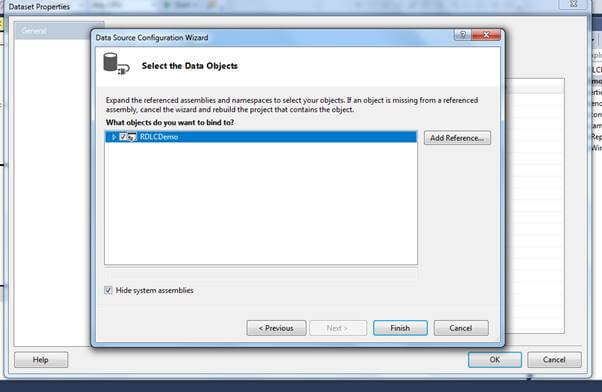 Select the data objects