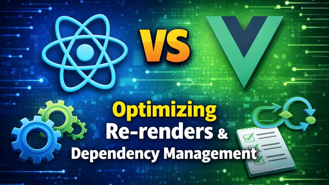 React vs Vue: Optimizing Re-renders & Dependency Management