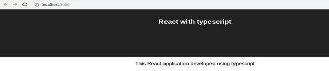 React With TypeScript