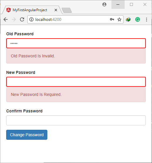 test the application
