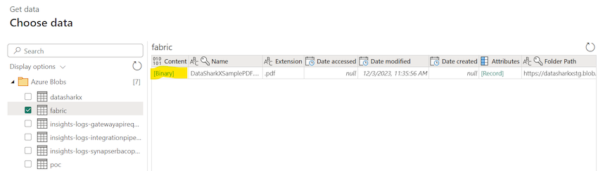 Read and Import Data from PDF File using MSFT Fabric