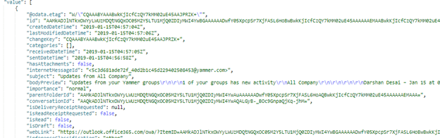 Read Email From Mailbox Folders Using Microsoft Graph API