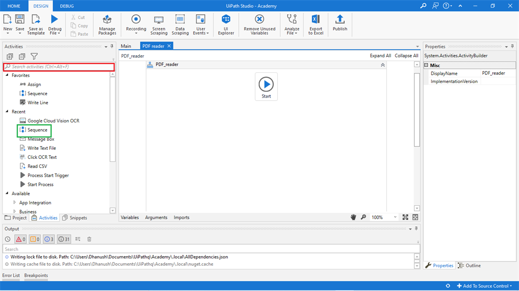 Reading And Writing The Text From A Scanned PDF Using RPA