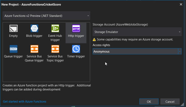 Http trigger template