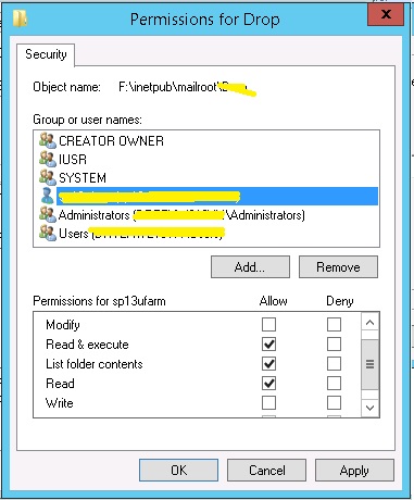 Receiving Emails Onto Document Library In SharePoint (On-Premise)