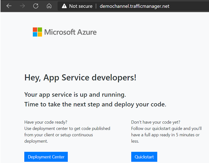 Redirecting Traffic Based On Priority Using Azure Traffic Manager