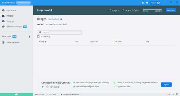 Redis Cache Image using Docker