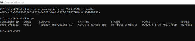 Redis Cache Image using Docker
