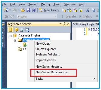 Registered Servers in SQL Server Management Studio (SSMS)
