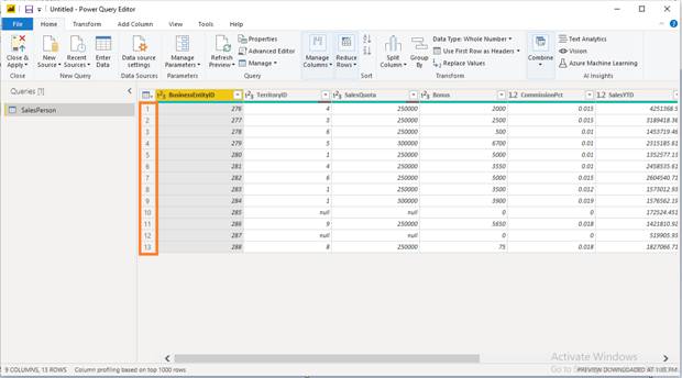 Removing Unnecessary Rows using Power Query in Power BI