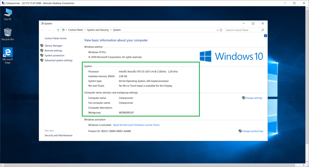 Resizing The Virtual Machine In Azure Cloud