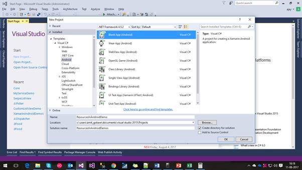 Resources In Xamarin.Android